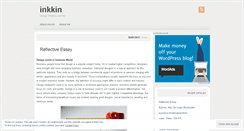 Desktop Screenshot of inkkin.wordpress.com