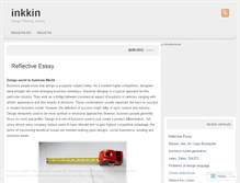 Tablet Screenshot of inkkin.wordpress.com