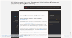 Desktop Screenshot of masidingcompany.wordpress.com