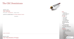 Desktop Screenshot of cecdominicans.wordpress.com