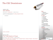 Tablet Screenshot of cecdominicans.wordpress.com