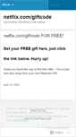 Mobile Screenshot of netflixcomgiftcode.wordpress.com