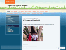 Tablet Screenshot of eddies2011.wordpress.com