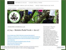 Tablet Screenshot of pedalverde.wordpress.com