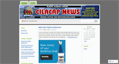 Desktop Screenshot of cilacapnews.wordpress.com