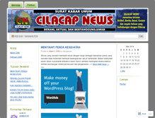 Tablet Screenshot of cilacapnews.wordpress.com