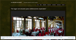 Desktop Screenshot of losmolinosderuente.wordpress.com