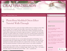 Tablet Screenshot of crazybirdielady.wordpress.com