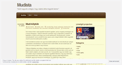 Desktop Screenshot of mudista.wordpress.com