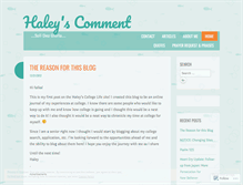 Tablet Screenshot of haleydempsey.wordpress.com