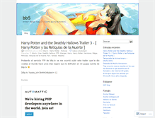 Tablet Screenshot of bb5blog.wordpress.com