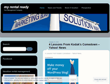Tablet Screenshot of myrentalready.wordpress.com
