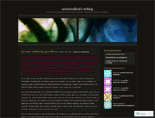 Tablet Screenshot of accionradical.wordpress.com