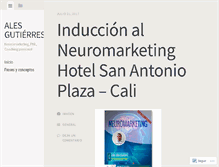 Tablet Screenshot of alesgutierres.wordpress.com