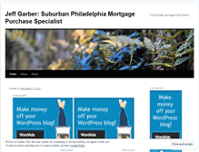 Tablet Screenshot of jeffgarbermortgage.wordpress.com