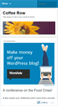 Mobile Screenshot of coffeerow.wordpress.com