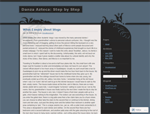 Tablet Screenshot of danzaazteca.wordpress.com