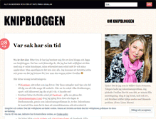 Tablet Screenshot of knipbloggen.wordpress.com