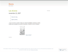 Tablet Screenshot of esiesta.wordpress.com