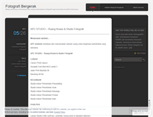 Tablet Screenshot of fotografibergerak.wordpress.com