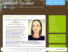 Tablet Screenshot of dzieckoczlowiek.wordpress.com