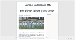 Desktop Screenshot of garfieldcampsuv.wordpress.com