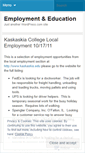 Mobile Screenshot of education2employment.wordpress.com