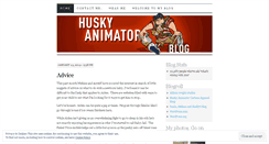 Desktop Screenshot of huskyanimator.wordpress.com