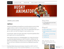 Tablet Screenshot of huskyanimator.wordpress.com