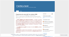 Desktop Screenshot of cestbonasavoir.wordpress.com