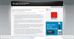 Desktop Screenshot of logikdesstaats.wordpress.com