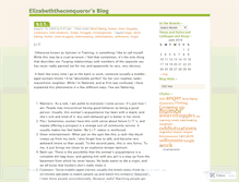 Tablet Screenshot of elizabeththeconqueror.wordpress.com