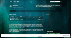 Desktop Screenshot of ouwens.wordpress.com