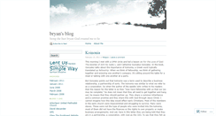 Desktop Screenshot of bbellamy.wordpress.com