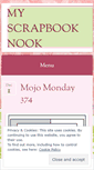 Mobile Screenshot of myscrapbooknook.wordpress.com