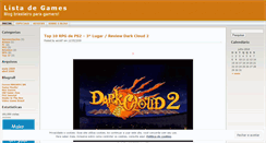 Desktop Screenshot of listadegames.wordpress.com