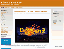 Tablet Screenshot of listadegames.wordpress.com