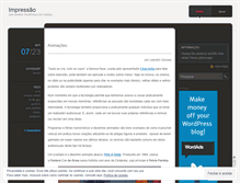 Tablet Screenshot of impressao.wordpress.com