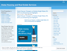Tablet Screenshot of dubaihousing.wordpress.com