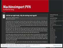 Tablet Screenshot of machinopvn.wordpress.com
