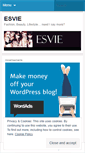 Mobile Screenshot of esvie.wordpress.com