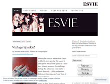 Tablet Screenshot of esvie.wordpress.com