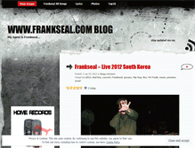 Tablet Screenshot of frankseal.wordpress.com