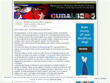 Tablet Screenshot of exiliocubano.wordpress.com