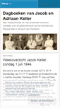 Mobile Screenshot of kellerdagboeken.wordpress.com