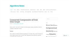 Desktop Screenshot of algnotes.wordpress.com