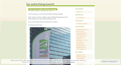 Desktop Screenshot of mobilerkleingruenmarkt.wordpress.com