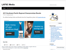 Tablet Screenshot of lafscmedia.wordpress.com