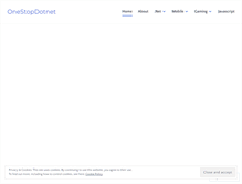 Tablet Screenshot of onestopdotnet.wordpress.com
