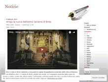 Tablet Screenshot of notizie.wordpress.com